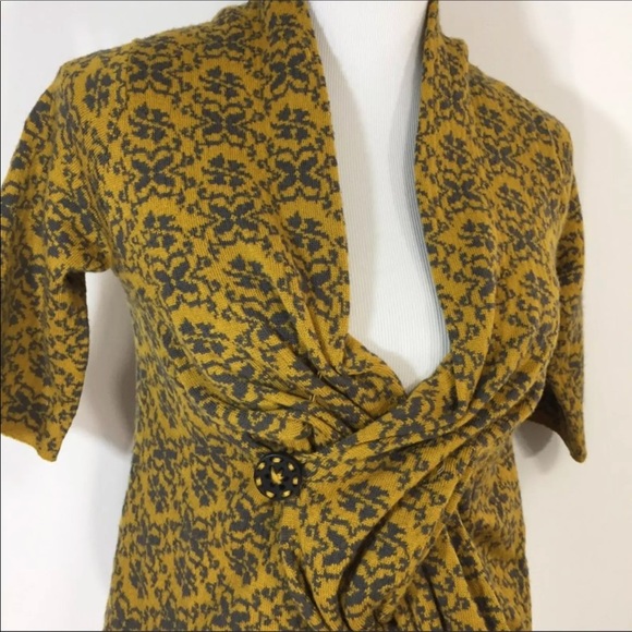 Yellow Anthropologie Sweater by Moth - Picture 3 of 4